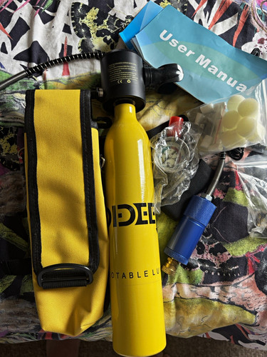 Portable mini scuba tank kit - portable,